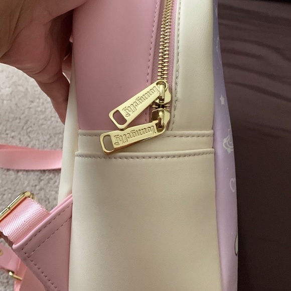 Loungefly Little Twin Stars Backpack with matching card holder - Picture 8 of 14